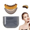 A set of lymphatic sculpting bandages and a massage brush shown alongside a gray silicone device.