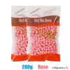 A package of Hard Wax Beans in a pink color for beauty skin hair removal
