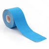Roll of bright blue kinesiology tape for wrinkle reduction