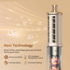Silber-Haartrocknerbürste mit Glaszylinder und Heizelement, demonstriert neue Technologie für Profi-Blowouts.