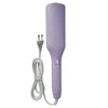 A purple professional electric curling iron with a cord and heating element.