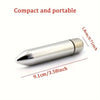 Herramienta mini de masaje facial y ocular plateada, dimensiones 1.8 cm/0.71 pulg