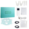 A set of 8-color LED light therapy face masks, including masks, light bulbs, and accessories.