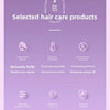 Selected hair care products featuring natural fluffy and volume-boosting tools with temperature control features