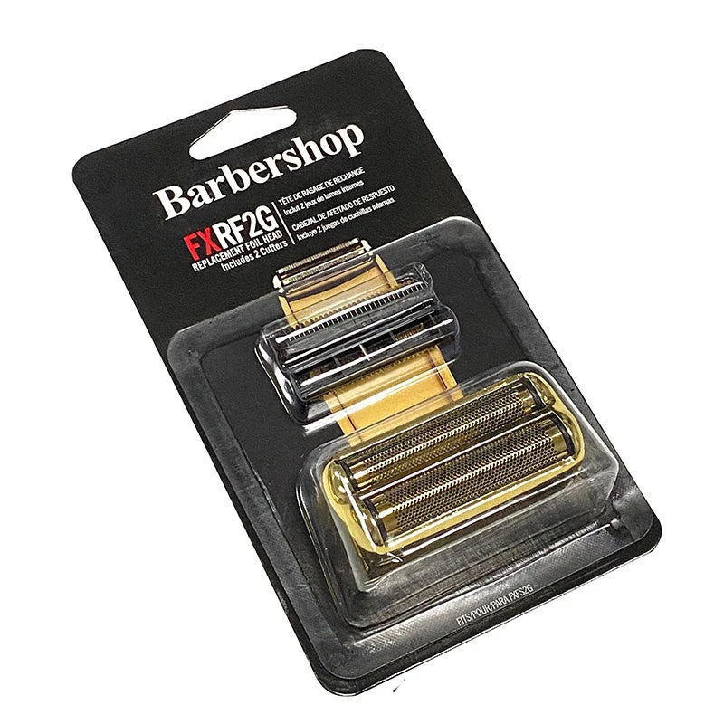Replacement shaver blade head for Babyliss Pro electric shaver packaged in a black cardboard holder