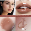 Close-up of lip balm butter colors on various skin tones showing shades #3 and different lip colors.