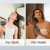 Four women demonstrate a professional high-speed ionic hair dryer for home, gym, hotel, and gift use.