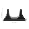 Black psoas muscle massager designed for deep tissue release with a contoured shape.