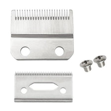 Cuchillas de recortadora profesional con dientes escalonados y placas de montaje para herramientas de corte de cabello
