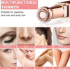 Tondeuse multifonctionnelle rose gold pour l'épilation du visage et du corps.