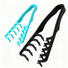 A pair of black and light blue volumizing wide-tooth hair styling combs shown against a white background.
