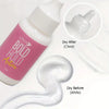 A bottle of Bold Hold Active lace wig glue with a clear dropper and a white tube showing before and after drying.
