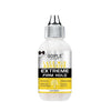 Flacon de produit de soin pour cheveux GOIPLE Lace Wig Adhesive avec un cap argenté et un liquide blanc.