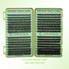 Two packages of individual lash clusters for DIY lash extensions in various sizes