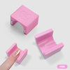 A pink 5D cat eye magnet tool for nail art is shown from multiple angles, including a hand holding the product.