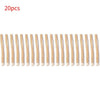 A set of 20 natural miswak toothbrushes with light brown bristles.