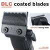 Close-up of a black DLC coated moving blade on a VGR hair trimmer.