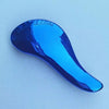 A bright blue classic detangling hair brush is shown against a light background.