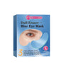 Box of Dull Eraser Blue Eye Mask featuring a close-up of an eye.