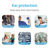 Divers scénarios illustrant la protection auditive contre différents types de bruit, construction, décoration, sommeil, cla