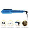 Blises professionelles Titan-Glätteisen für Haare mit Spule und Anleitung.