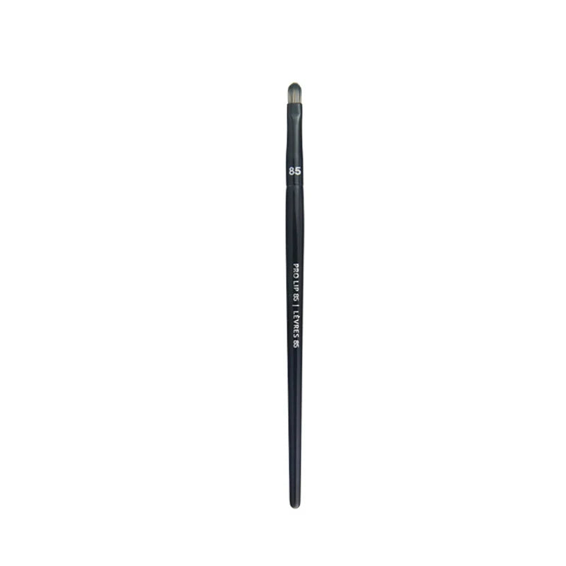 A black professional makeup brush used for contouring and highlighting.