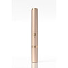 A vertical shot of a rose gold electric heated eyelash curler and eyebrow trimmer.