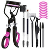 Professionelles Set zum Formen von Wimpern und Augenbrauen, inklusive Pinzetten, Pinseln und Formwerkzeuge.
