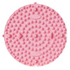 A pink magnetic foot massage mat with numerous raised silicone bumps for relaxation.