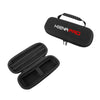 Black HIENAPRO portable case for hair clippers and trimmers, shown closed and open.