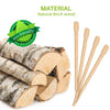 Bâtons de dépilation en bois de bouleau naturel pour sourcils et cheveux