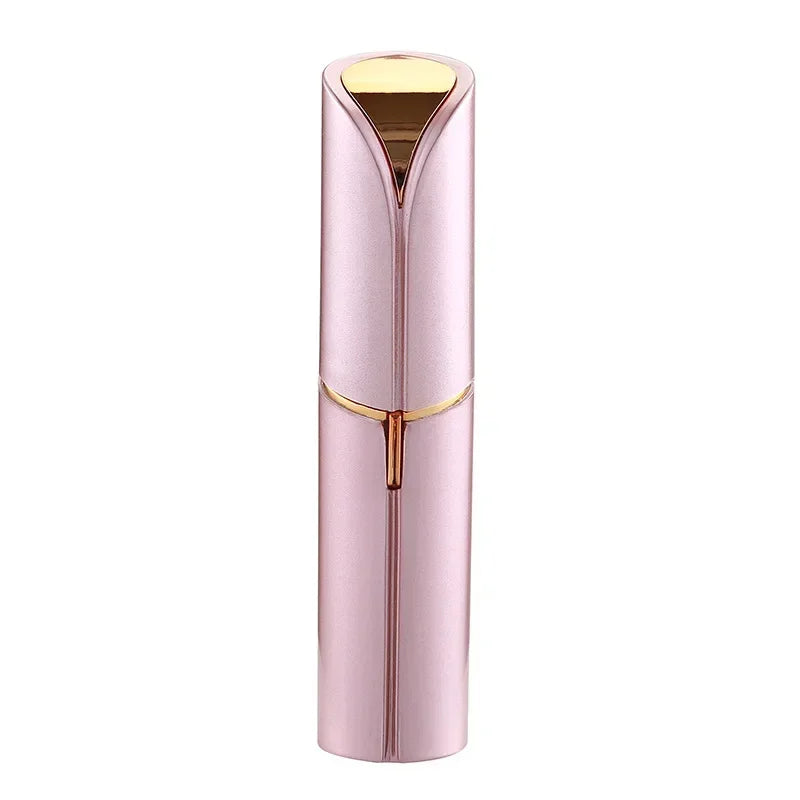 Elegantes, roségoldfarbenes Präzisionsgerät zum Entfernen von Gesichtshaar.