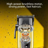 A yellow and black professional electric hair clipper with a metal guard, showing the 11500 RPM motor detail.