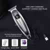 Silberner USB-Link-Ladekabel und Stecker mit Kabel, gezeigt neben verschiedenen Ladeoptionen.
