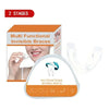 Box and diagram showing two stages of multifunctional invisible braces for dental alignment training